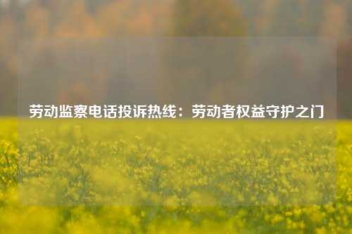 劳动监察电话投诉热线：劳动者权益守护之门