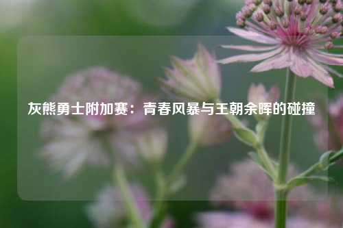 灰熊勇士附加赛：青春风暴与王朝余晖的碰撞